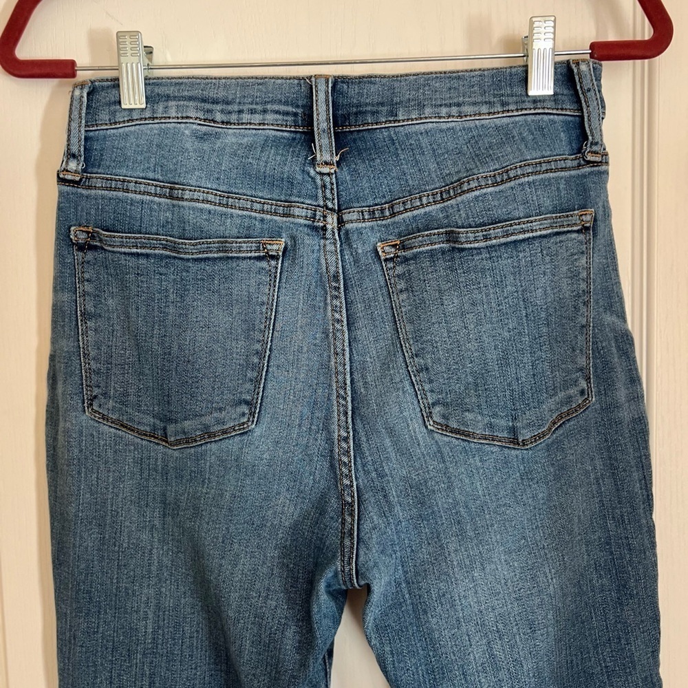 J. Crew High Rise Skinny Jeans Exposed Buttons size 28 - Picture 4 of 6